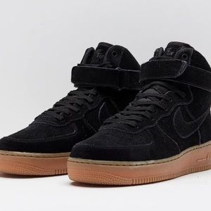 nike suede air force 1 high top